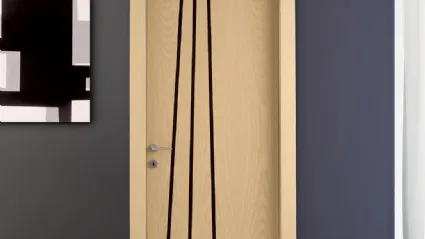 Porte in legno con inserti