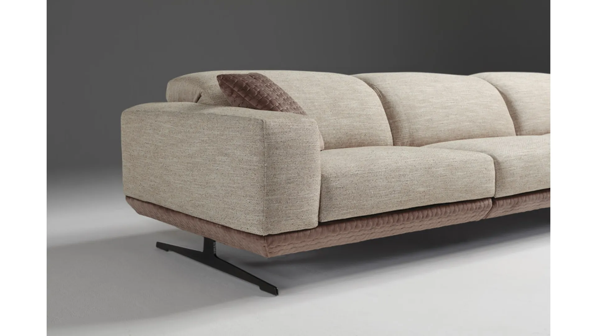 divano moderno in tessuto chasmire 