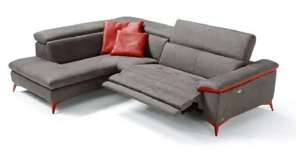 divano moderno con relax a motore 
