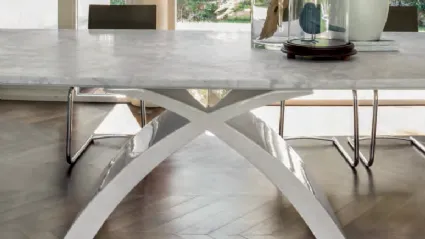 Tavolo Tonin casa piano in marmo moderno 