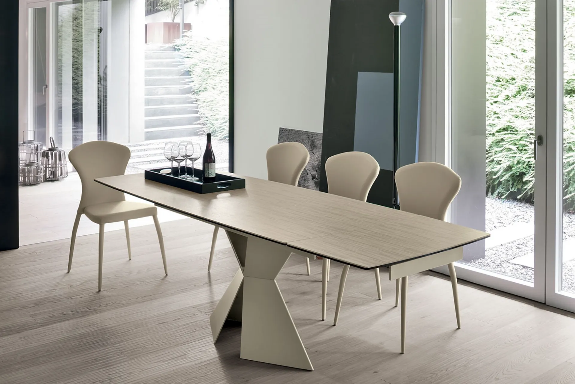 Tavolo Allungabile Pranzo Moderno Design - Trinity 160