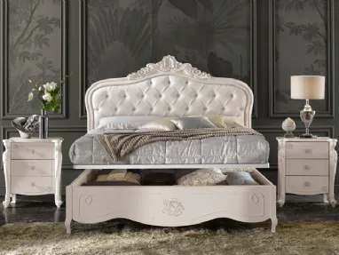 Gruppo notte modello Stella in legno stile classico
