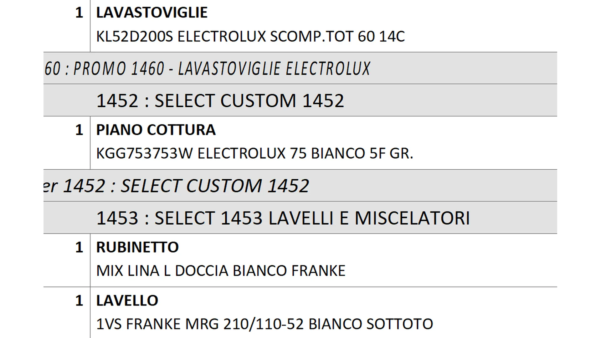 Cucina Alma composizione A