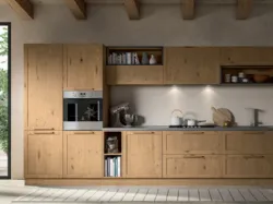 Cucina WOOD anta a telaio in Rovere