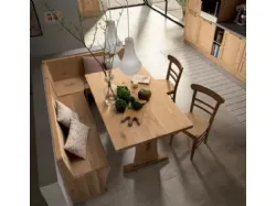 Cucina WOOD anta a telaio in Rovere