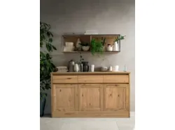 Cucina WOOD anta a telaio in Rovere