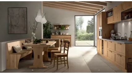 Cucina WOOD anta a telaio in Rovere