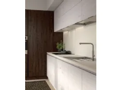 Cucina composizione 02 legno di rovere