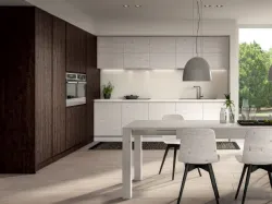 Cucina composizione 02 legno di rovere