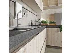 Cucina composizione A1 legno ABETE