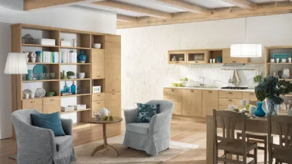 Cucina composizione C1 in legno