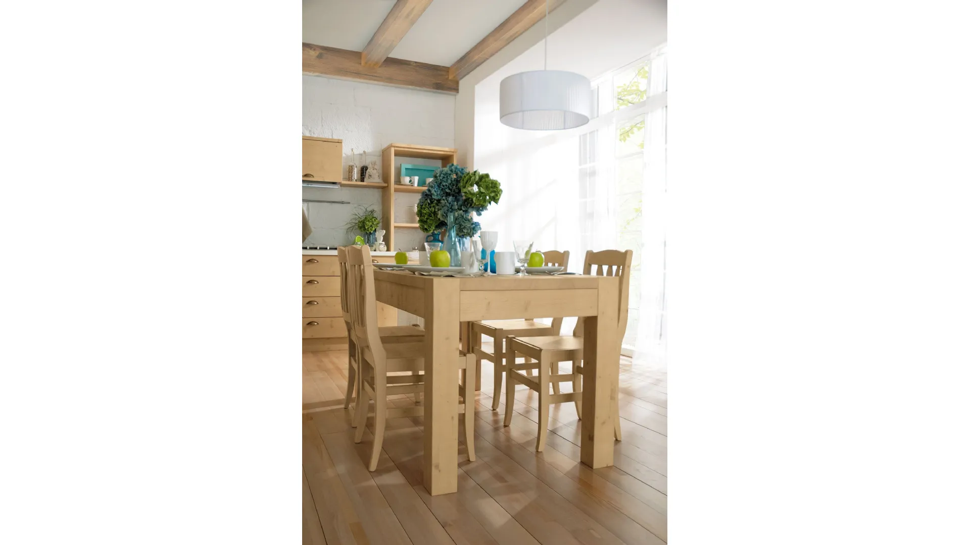 Cucina composizione C1 in legno
