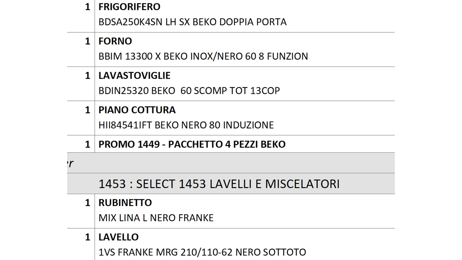 Cucina KALI composizione 15
