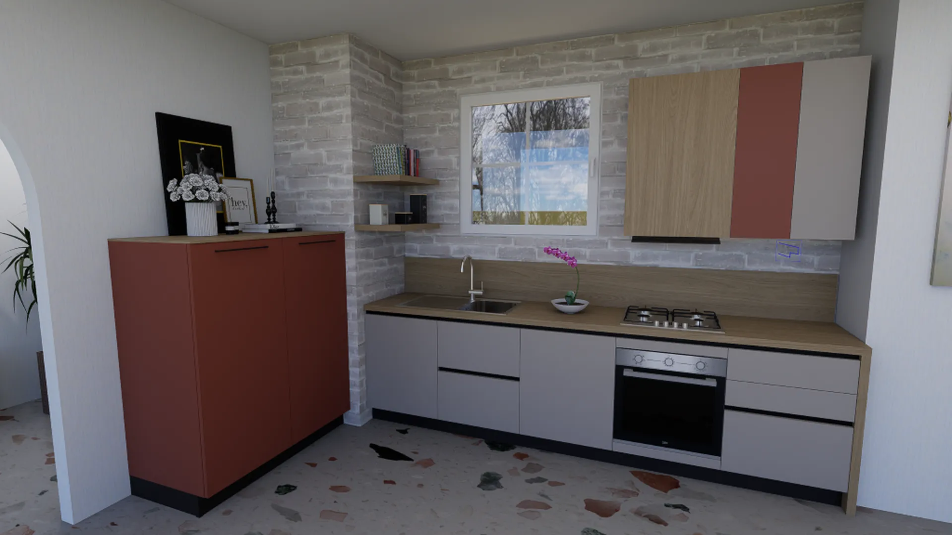 Cucina KALI composizione 16