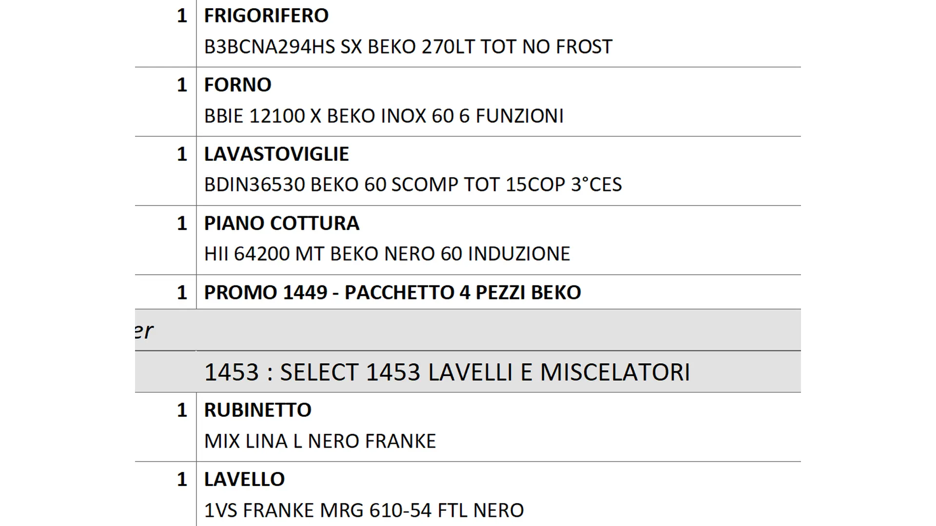 Cucina Kali composizione 17