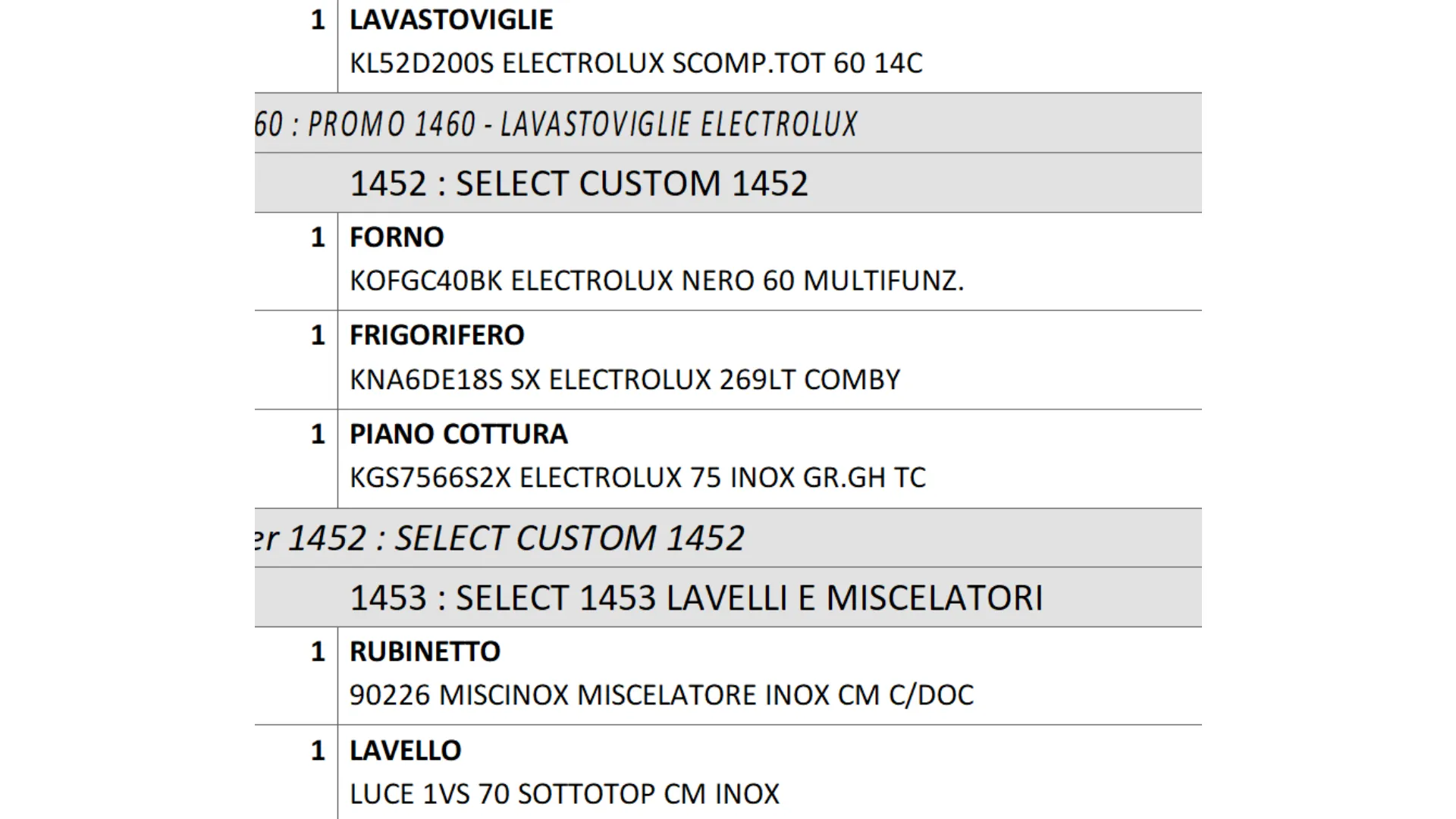 Cucina Kali composizione 19