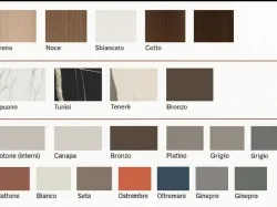 Porta Tv in legno laccato opaco