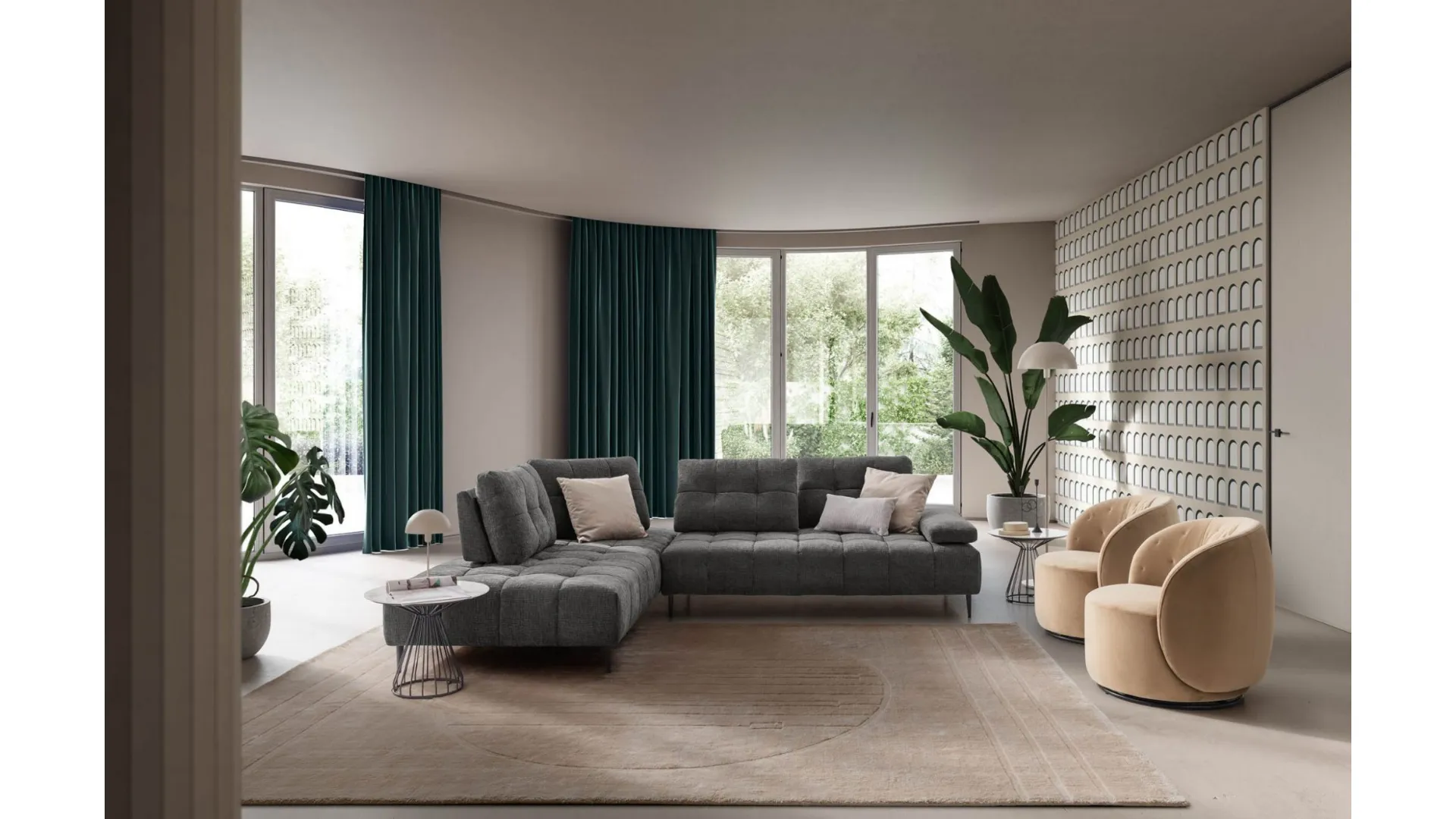 Divano JOPLIN con penisola