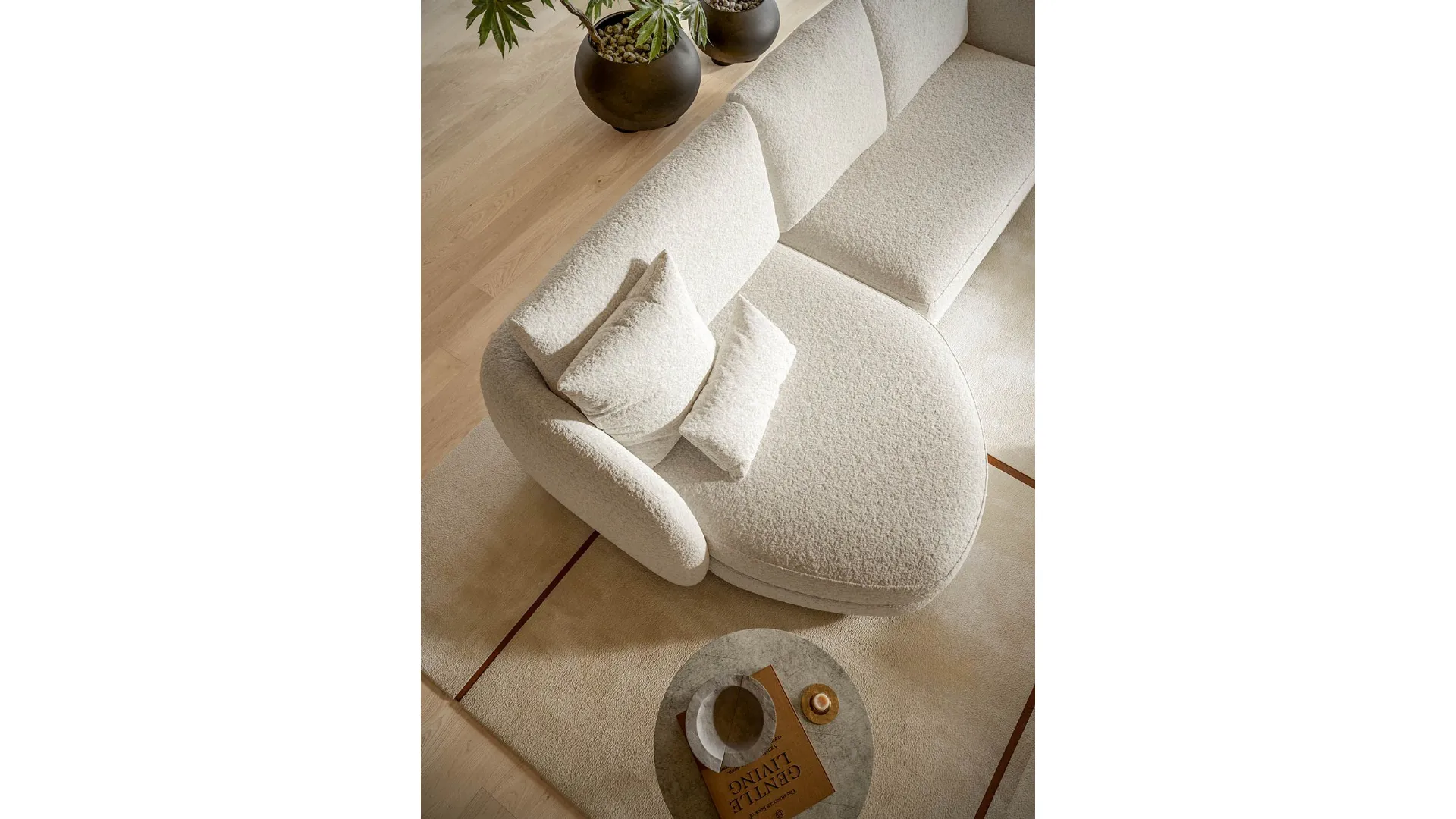 Divano modello TOGO Double con penisola