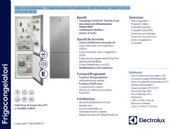 Frigo libera installazione Electrolux LNT 6ME 32U2