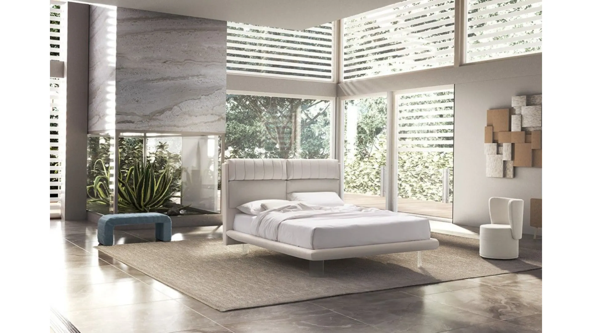 Letto ADELE in tessuto