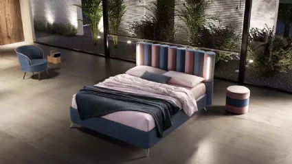 Letto matrimoniale CALEIDO con contenitore