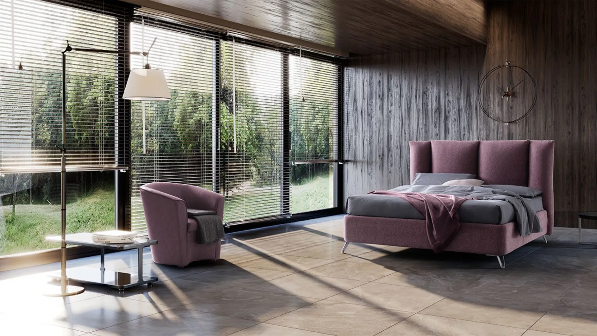 Letto matrimoniale COSMO con contenitore