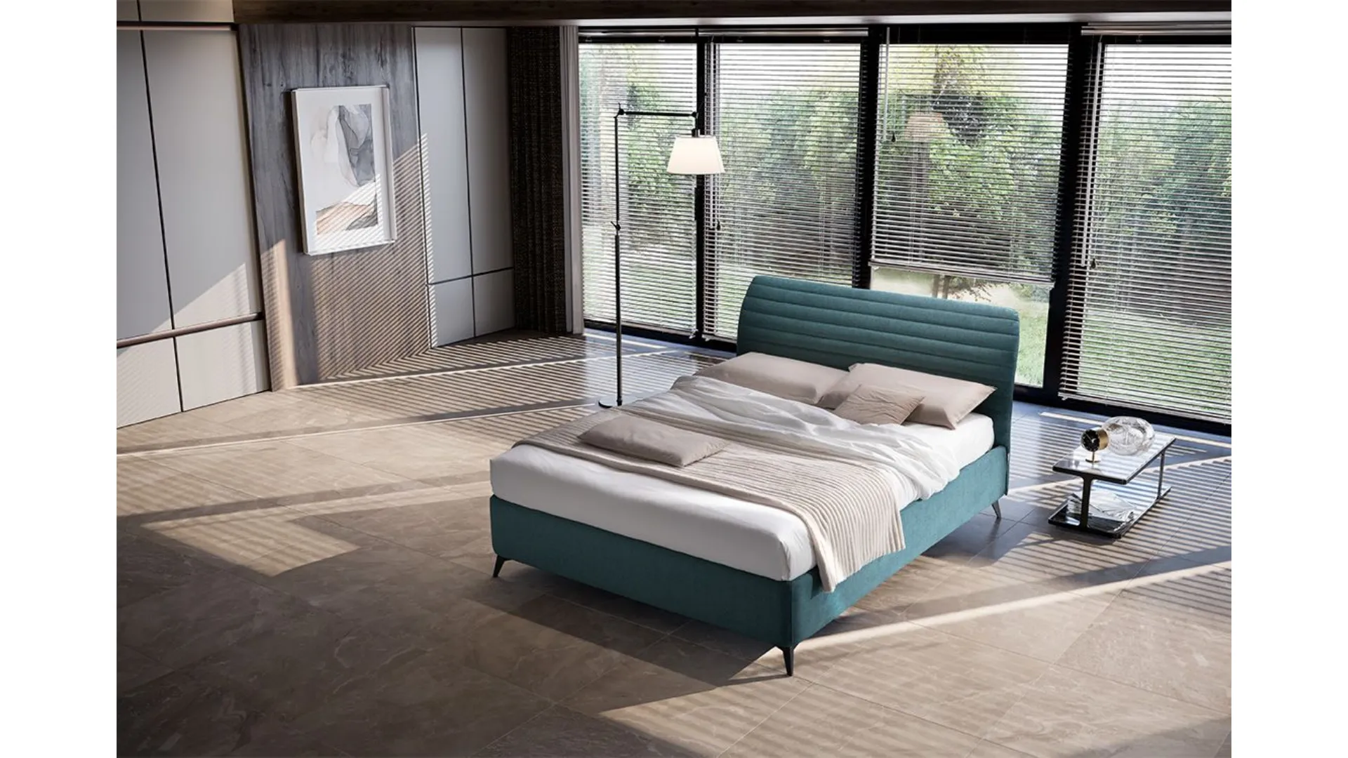 Letto matrimoniale DANY con contenitore 