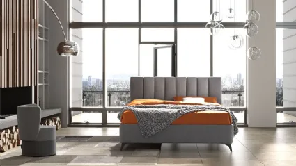 Letto matrimoniale DOMINO 24 con contenitore