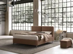 Letto matrimoniale ENEA 24 con contenitore