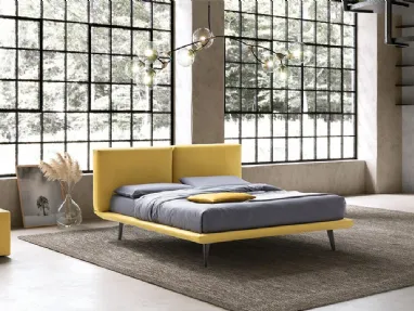 Letto matrimoniale ENEA 24 con rete di struttura