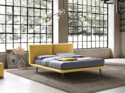 Letto matrimoniale ENEA 24 con rete di struttura