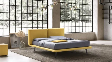 Letto matrimoniale ENEA 24 con rete di struttura