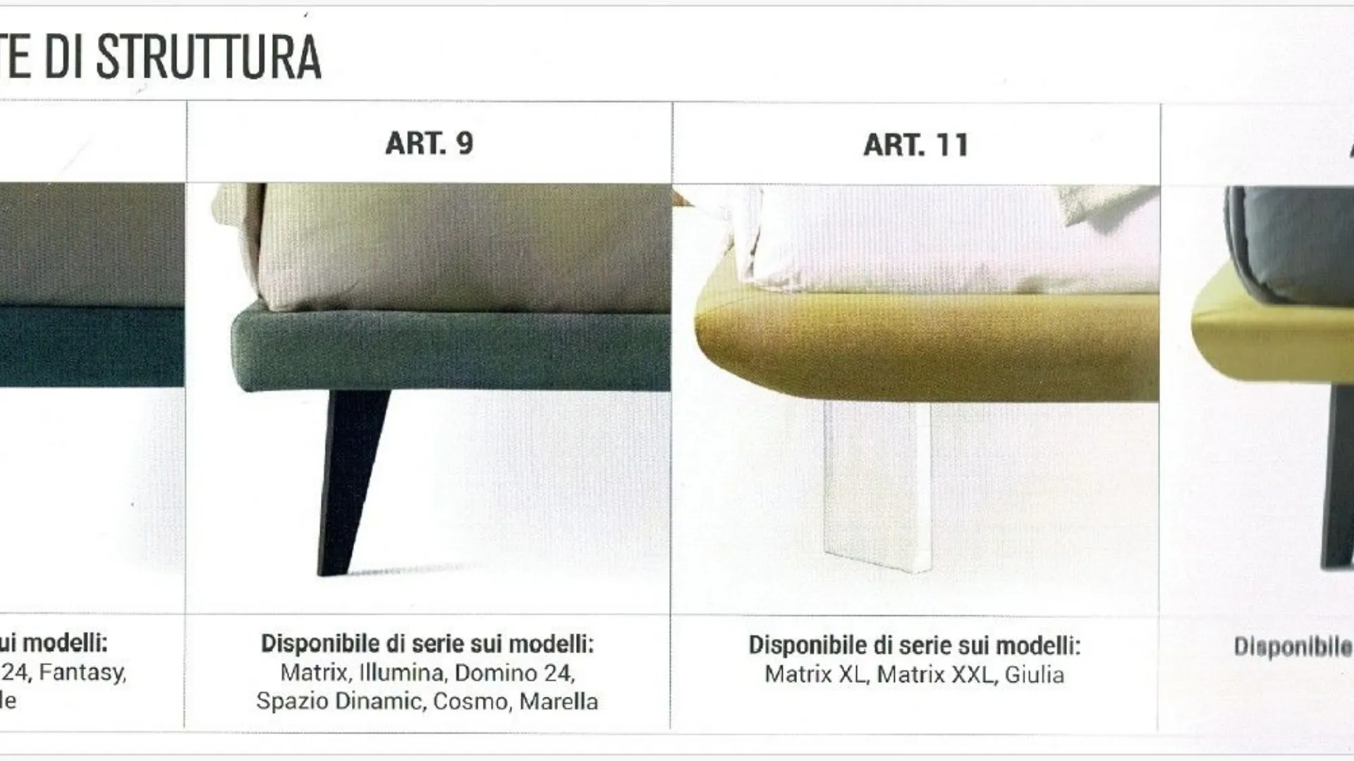 Letto matrimoniale ENEA 24 con rete di struttura