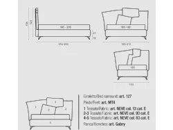 Letto matrimoniale FANTASY con contenitore