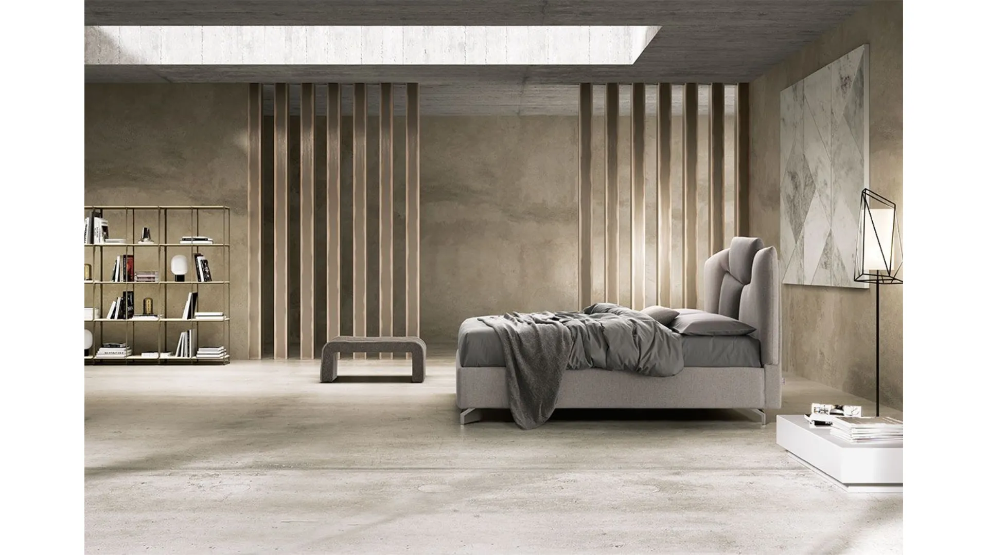Letto matrimoniale FANTASY con contenitore