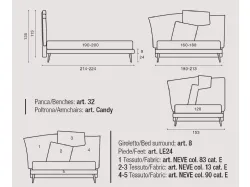 Letto matrimoniale FANTASY con rete strutturale