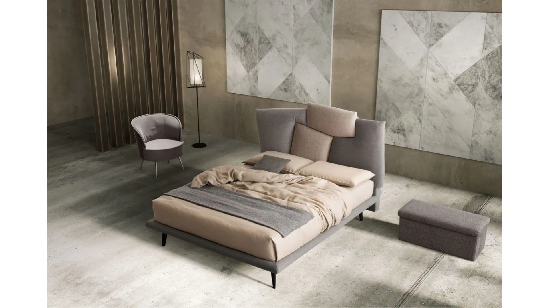 Letto matrimoniale FANTASY con rete strutturale