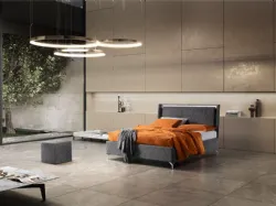 Letto matrimoniale ILLUMIA con contenitore