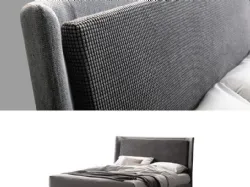 Letto matrimoniale ILLUMIA con contenitore