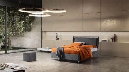 Letto matrimoniale ILLUMIA con contenitore
