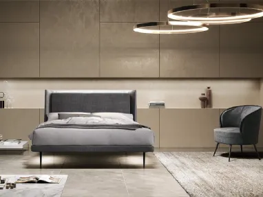 Letto matrimoniale ILLUMIA con rete di struttura