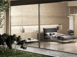 Letto matrimoniale ILLUMIA con rete di struttura