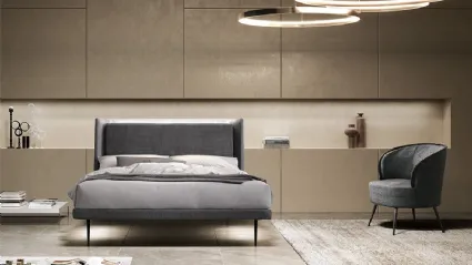 Letto matrimoniale ILLUMIA con rete di struttura