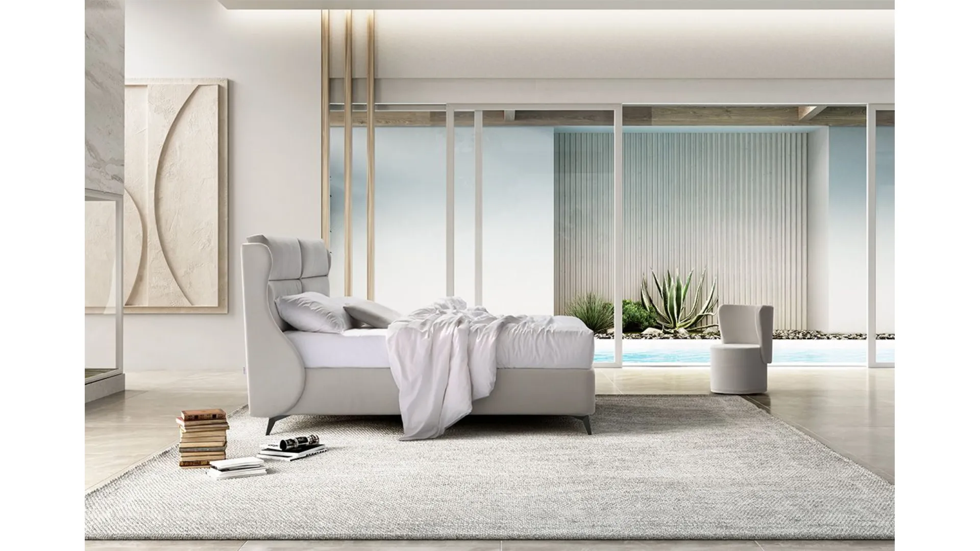 Letto matrimoniale SEGRETO con contenitore