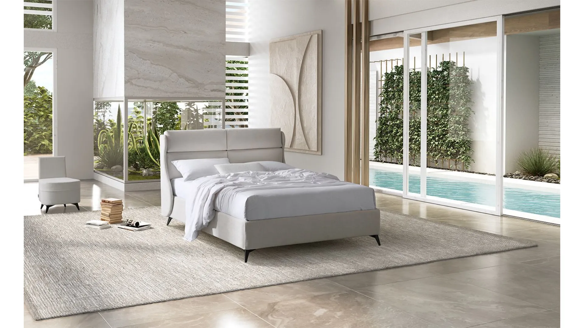 Letto matrimoniale SEGRETO con contenitore