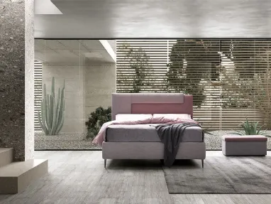 Letto matrimoniale SPAZIO DINAMIC con contenitore