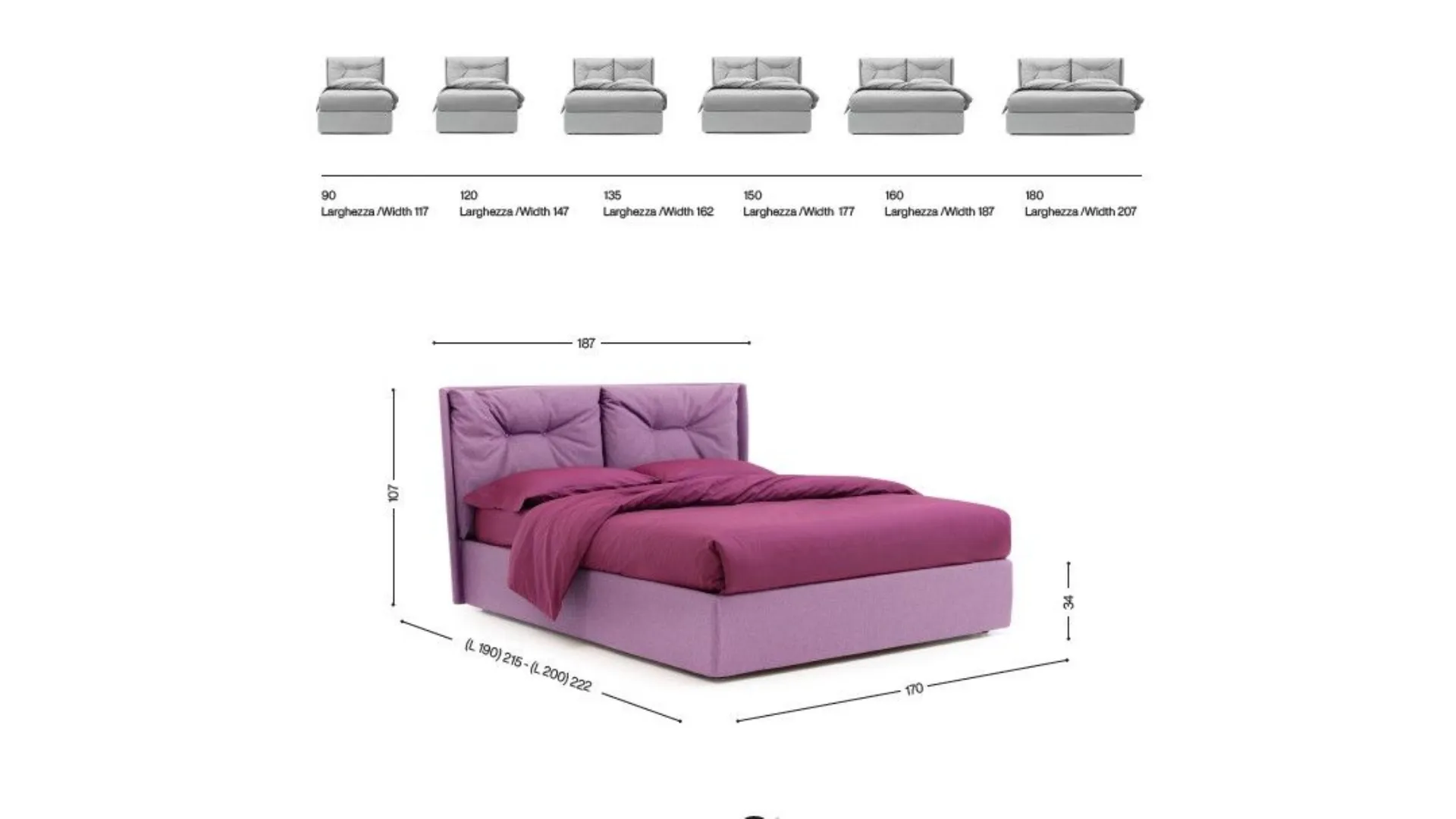 letto mod. NETTUNO