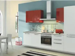 cucina moderna in laminato materico scontata della collezione Mottes Mobili 