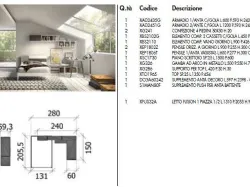 Cameretta in legno laccato